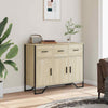 Sideboard Sonoma Oak 97x32.5x74.5 Engineered Wood T9Z2
