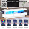 Modern 160 cm High Gloss TV Stand Cabinet with LED Lights for 55 / 65 Inch TV