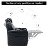 BROADWAY CINEMA 1,2,3,4 SEATER CHAIR BLACK / WHITE WITH TRAY AND WITHOUT TRAY