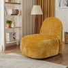 Swivel Accent Chair Chenille Armchair Padded Seat Bedroom 360° Revolving Chairs