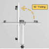 Height Adjustable Mobile Over Bed Table Hospital Overbed Aid Chair Laptop Tray