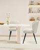 Set of 2 Home Kitchen Upholstered Dining Chair Sturdy Seating For Dining Room