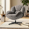 Accent Chair with Swivel for Living Room Grey