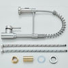 360° Monobloc Kitchen Sink Mixer Tap with Pull Out Hose Spray Single Lever UK