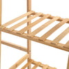 Large Bamboo Clothes Rail Rack Garment Closet Storage Organizer Dress Bag Grid
