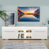LED TV Stand Cabinet Unit Modern High Gloss 2 Door MDF Entertainment RGB Lights