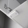200cm High Gloss White TV Stand Cabinet Unit Doors Storage with RGB LED Cupboard
