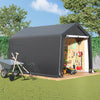 Outdoor Shed Equipment Shelter Cover Storage Bicycle PE Waterproof Steel Frame