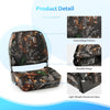 2 Pack Folding Boat Seat Low Back Fishing Captain Boat Seats w/Sponge Padding