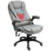 Office Chair w/ Heating Massage Points and Lumbar Support Grey
