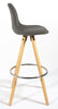 Bar Stools Kitchen Breakfast Chairs Dining Modern Wooden Velvet | Set of 2