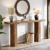 160cm Farmhouse Console Table, Narrow Wooden Entryway Sofa Table for Living Room