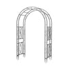 Heavy Duty Garden Arch Trellis for Climbing Plants Vine Wedding Archway Outdoor