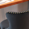 Velvet Swivel Bar Stools Set of 2 Swivel Kitchen Barstools Bar Chairs Grey Black