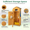 Outdoor Storage Shed Garden Tool Utility Cabinet Waterproof Asphalt Roof