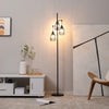 Industrial 3-Light Floor Lamp Dimmable Standing Lamp for Living Room