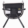 2PC Swivel Velvet Dining Chairs Rotatable Metal Legs Kitchen Chairs Modern Beige