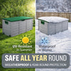 Outdoor Garden Storage Chest Cushion Box Waterproof 290L Waterproof Chest Shed