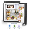 65L Built-In Refrigerator, Dual-Zone Compressor Fridge & Freezer Suitable for RV