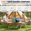 4 IN 1 Portable Air Conditioner 220V 5100BTU Cooler WiFi APP Camping Caravan RV