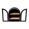 Arched Storage Cupboard Hanging Cabinet with Doors Wall-mounted Storage Cabinet