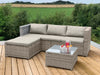 Victoria Rattan Garden Furniture Corner Sofa Lounge Set In/Outdoor Extra Wide