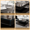 High Gloss LED Coffee Table LED Lights Furniture Cocktail Table Living Room New