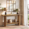 Modern Console Table for Entryway 55-Inch Wood Narrow Sofa Table for Living Room