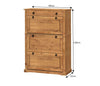 Corona Shoe Rack Chest 1 Drawer 3 Shelf Solid Wood Pine Wooden Hallway Storage