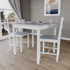 Solid Wooden Dining Table and 2 4 Chairs Set Home Kitchen Furniture