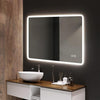 Bluetooth Bathroom LED Mirror With Demister Pad Touch Sensor Lights 600x800mm