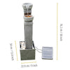 Garden Water Feature Outdoor Solar Powered LED Fountain 3-Tier Waterfall Teamson