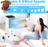 4 In 1 Portable Air Cooler 14L Evaporative Cooling Fan Remote Control 60W