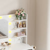 Dressing Table With Drawers Mirror Stool Set Makeup Desk Vanity Table Bedroom