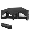 3 x 6m Garden Heavy Duty Gazebo Marquee Party Tent Canopy