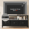 55-inch TV Stand Cabinet Entertainment Center with 3 Drawers TV Unit