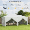 3 x 6m Garden Heavy Duty Gazebo Marquee Party Tent Canopy