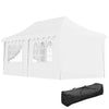 Heavy Duty Pop Up Gazebo 6m x 3m Garden Marquee Party Tent Wedding Canopy Cover