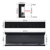 Electric Fireplace Panoramic Media Fire 40-80in Insert LED Fireplace Decorations