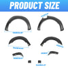 Matte Black Wheel Arches Fit For Ford Ranger T8 2019 2020 2021 2022 With Bolt UK