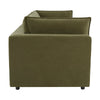 Dusk Boston Olive Velvet 3 Seater Sofa RRP £1508
