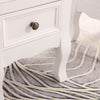 Wooden Bedside Cabinet Table Nitghtstands Set of 2 w/ Storage Drawer Cupboard