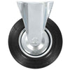 4pcs Heavy Duty Swivel Castor Trolley 200 mm Furniture Caster Rubber Y6J2