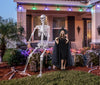 Halloween Giant Skeleton, 240cm Poseable Full Body Skeleton