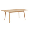 Dusk Heidi Natural Solid Oak 4-8 Seater Extendable Dining Table RRP £449