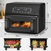 Dual Zone Air Fryer 9L with Touchscreen for Family Meals & Picnic Snacks