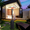Outdoors Standing Patio Heater 8.8KW Propane Gas On Wheels Brand - New
