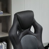 Vinsetto PU Leather Racing Gaming Chair, Swivel Home Office Gamer Chair Gray