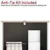 Priano Freestanding Bathroom Cabinet Unit Grey Vanity Cupboard Storage Unit