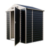 3-10FT Galvanised Garden Storage Shed Outdoor Apex /Pent Roof Log Tool House Box